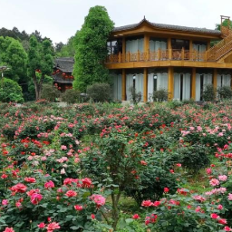 鹤城双村：百亩玫瑰花海唯美上线