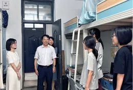 走进寝室，走进心坎——湖南医药学院临床学院领导走访学生宿舍