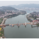 一桥飞架连两岸 畅通惠民促发展 G354国道辰溪辰水二桥首片T梁成功架设