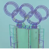 冬奥来了丨“奥运五环”亮相长城脚下