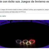 外媒盛赞北京冬奥会取得巨大成功