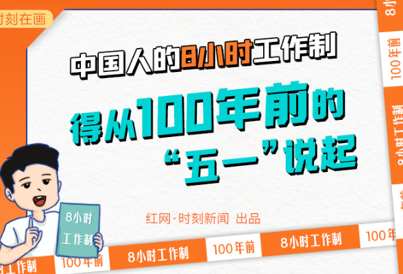 时刻在画丨中国人的8小时工作制，得从100年前的“五一”说起