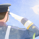 警徽映忠诚 致敬公安英模