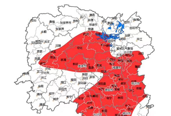 湖南发布今年首个高温红色预警，局地将达40℃以上