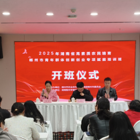 激活乡村动能 郴州市青年群体创新创业专项赋能培训班开班