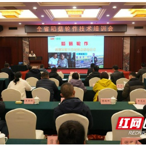 全省稻菇轮作技术培训会在湘潭县召开