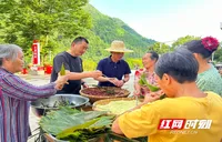 宁远县湾井镇开展“粽香传情·文明过节”主题活动  片区化推进乡村振兴走深走实