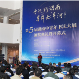 第五届湖南中青年书法大展开幕 免费展至2026年1月11日