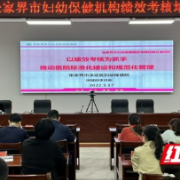 张家界市举办妇幼保健机构绩效考核培训班