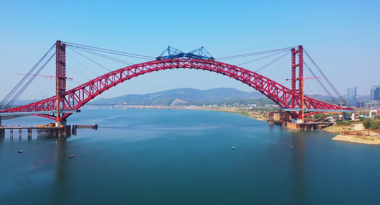 视频丨株洲清水塘大桥复工复产_时刻_红网