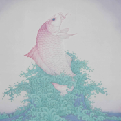 美术名家丨吴荣光·参展作品：《清音》《鱼跃》