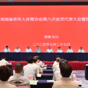 湖南省老体协第八次会员代表大会暨换届大会在长举行