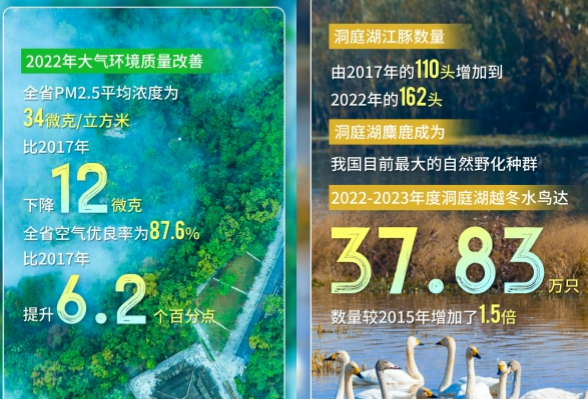 8张海报，“数”看湖南写在青山绿水间的“生态答卷”