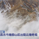 新疆昌吉市南部山区出现云海奇观