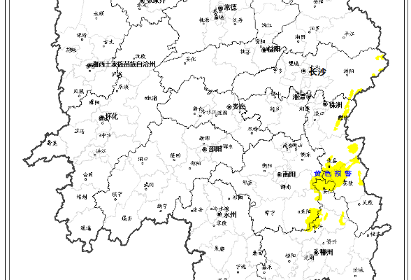 地灾黄色预警！湘东、湘南部分区域需加强防范
