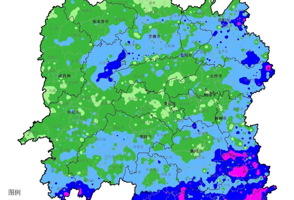 今年入汛以来，湖南平均雨量为1961年以来同期最多