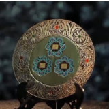 文化中国行丨掐丝、上釉、镶嵌……来看精美的花丝镶嵌作品→