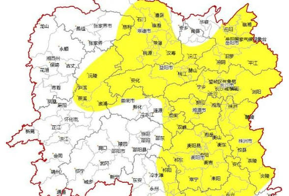 再发高温黄色预警！湖南晴热为主 局地可达37℃以上