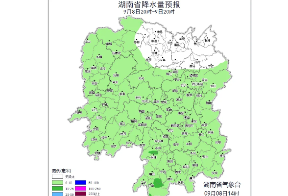 “晴热”+“阵雨”=湖南天气关键词