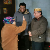 共建单位心系社区   喜送关怀共迎新春