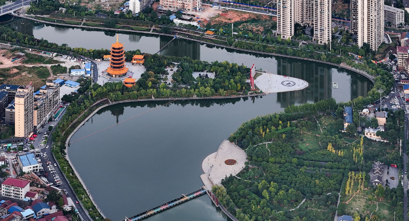 湘遇AI景丨鹤城冬晓