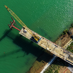 【每日一图@湖南】直击澧水特大桥工地，看宜常高铁加速生长