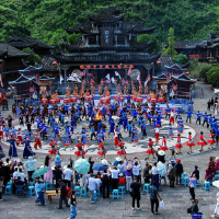 在龙山土家族舍巴日，看见非遗最鲜活的模样