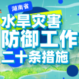 图解 | 湖南省水旱灾害防御工作二十条措施