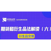 期货和衍生品法解读丨衍生品交易