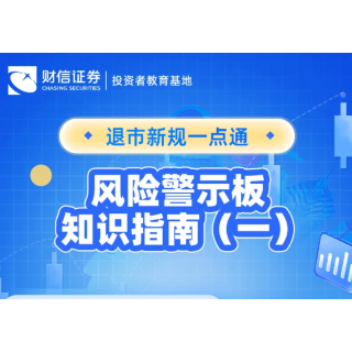 退市新规一点通丨风险警示板知识指南（一）