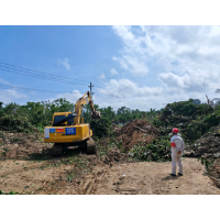 中国能建湖南火电支援“摩羯”灾后道路抢通