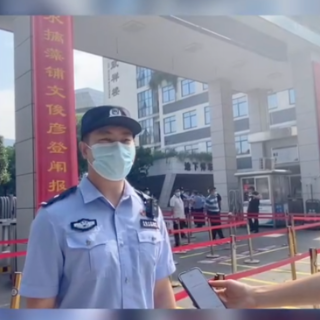 考场“小马虎”忘带身份证明  民警5分钟内送达