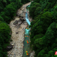 受强降雨影响 莽山大峡谷漂流开漂延期