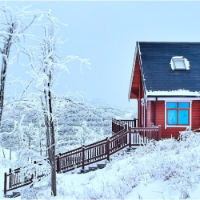 组图丨全网在等的雪终于来了！湘西八面山下雪啦