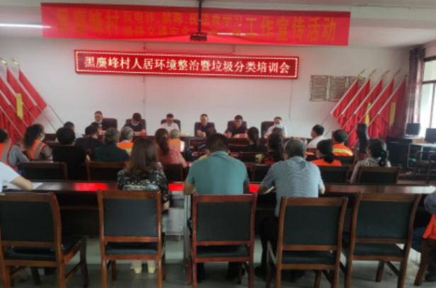 望城区桥驿镇：八村一社培训会！全镇人居环境整治工作推进中