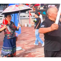 视频 | “跳舞的风”吹到了靖港 银发舞者成为活动亮眼主角