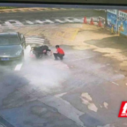 加油站员工快速反应 成功处置车辆自燃险情