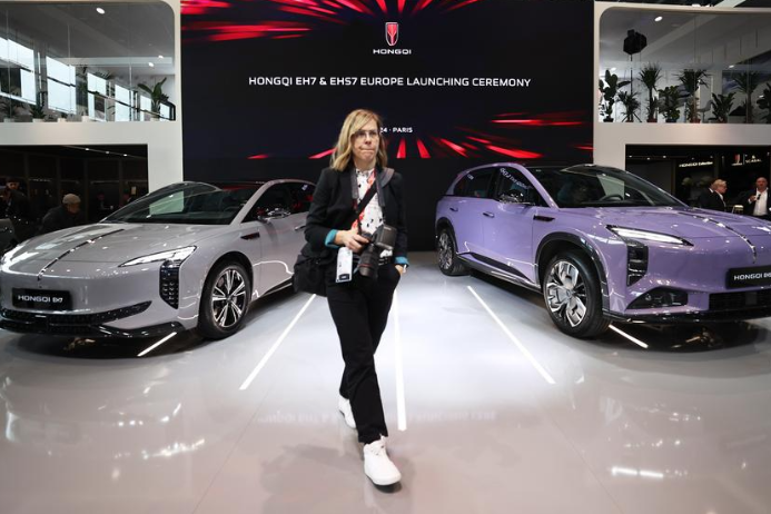 Economic Watch: Chinese EVs stand out at Paris Motor Show amid competition