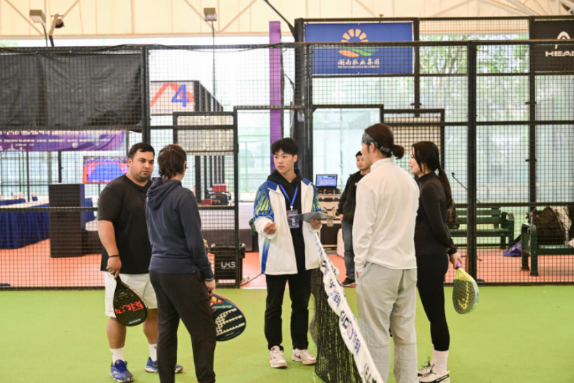 Players from Home and Abroad Attend Padel Competition in Changsha