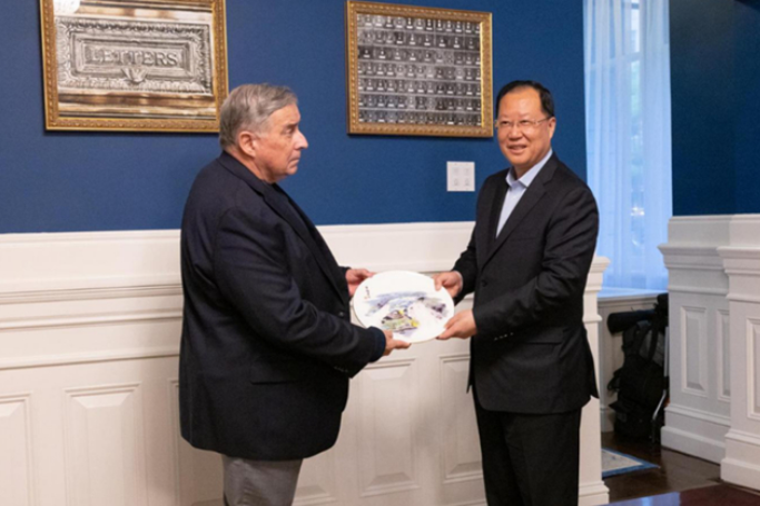 Governor Mao Leads Hunan Delegation to Visit the United States