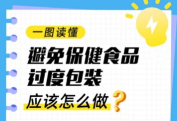 一图读懂 | 避免保健食品过度包装应该怎么做？