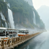 湘西打造水上旅游新地标 白溪关腾龙谷景区正式开建