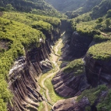 湖南旅游资源新发现丨郴州永兴“双桥水库”现丹霞奇观