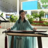 匆匆旅途遇知音 岳阳古琴文化快闪惊艳长沙南站