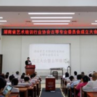 湖南省艺术培训行业协会古琴专业委员会在长沙成立