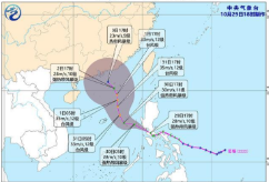 台风蓝色预警:“尼格”将进入南海 部分海域阵风10至11级