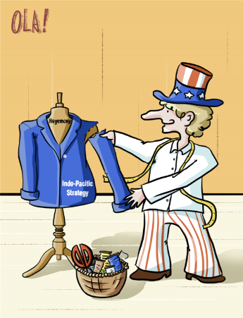 （热点观察 漫评）美“印太战略”意在维护霸权