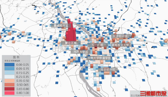 长沙“研发担当者”地图出炉，麓谷是研发主体最聚集区域