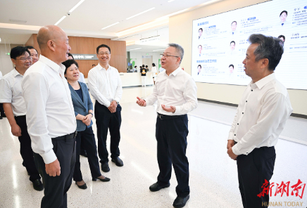 沈晓明在长沙调研生物医药产业发展