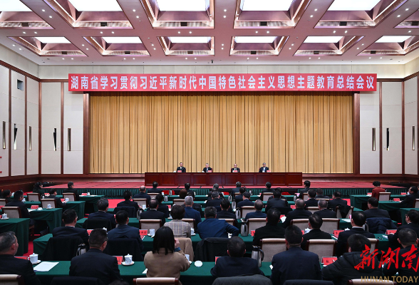 湖南省学习贯彻习近平新时代中国特色社会主义思想主题教育总结会议召开